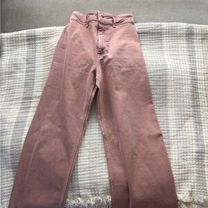 Zara Pink High Rise Women Jeans